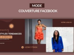 Template couverture Facebook Fashion 2